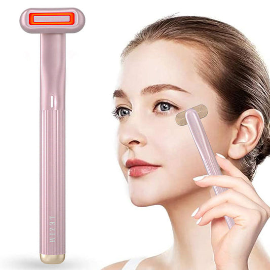 360° Rotating Heated Red LED Eye Massage Wand