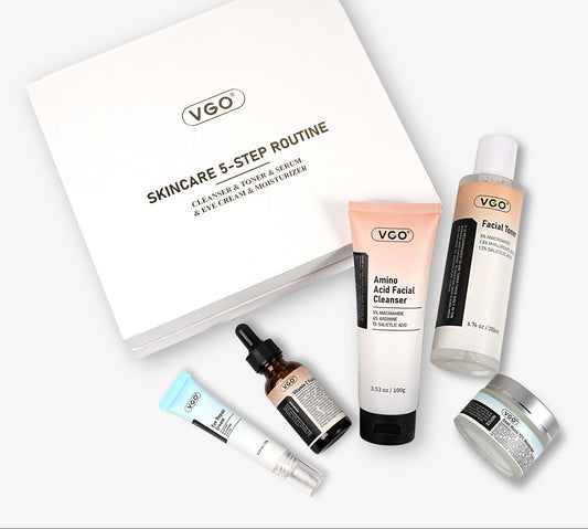 Complete 5-Step Skincare Routine Set